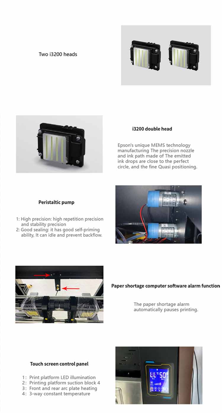 detalle de la impresora dtf