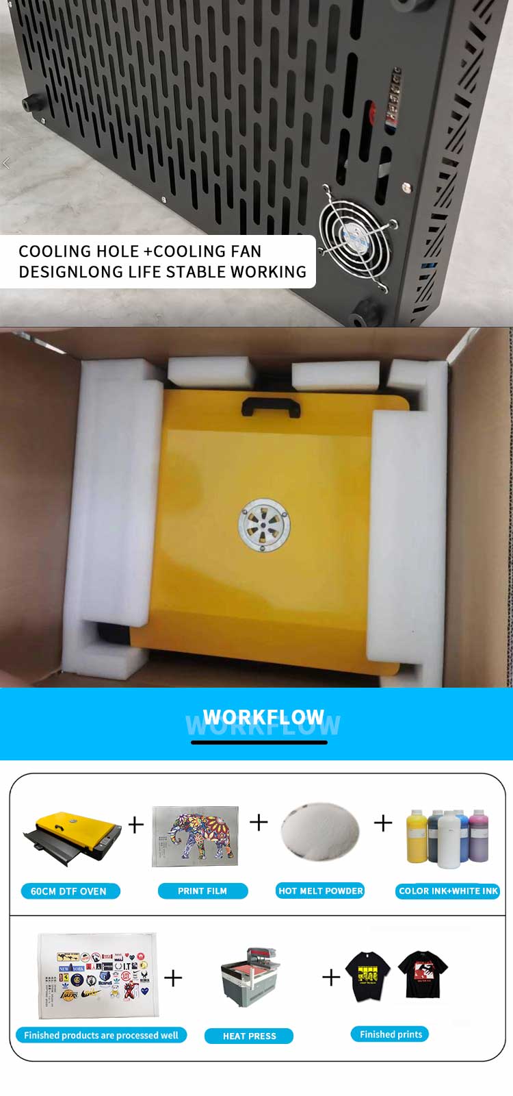 ventaja del horno dtf