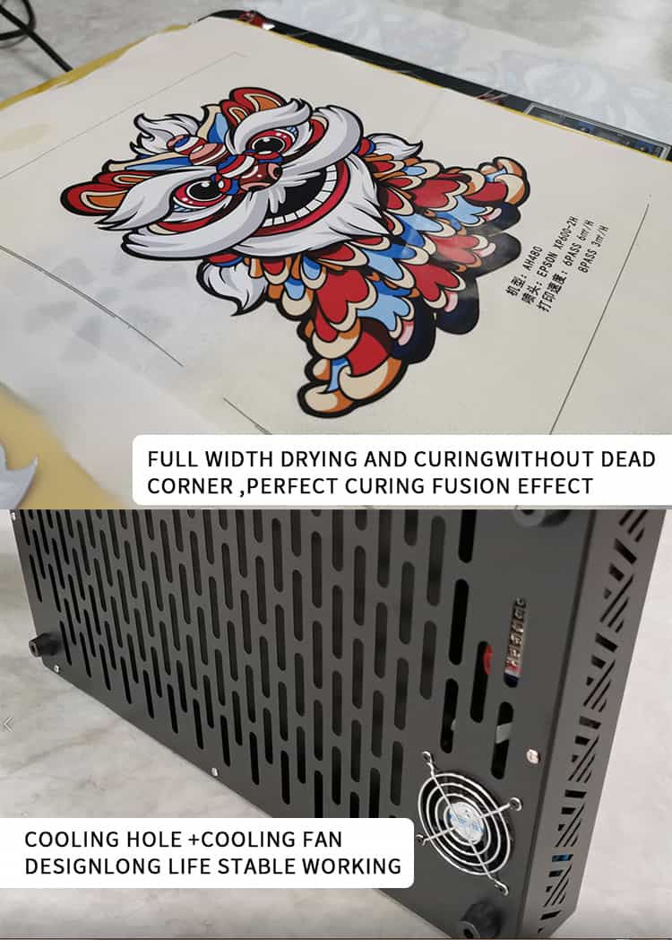 Ventaja del horno A3 dtf