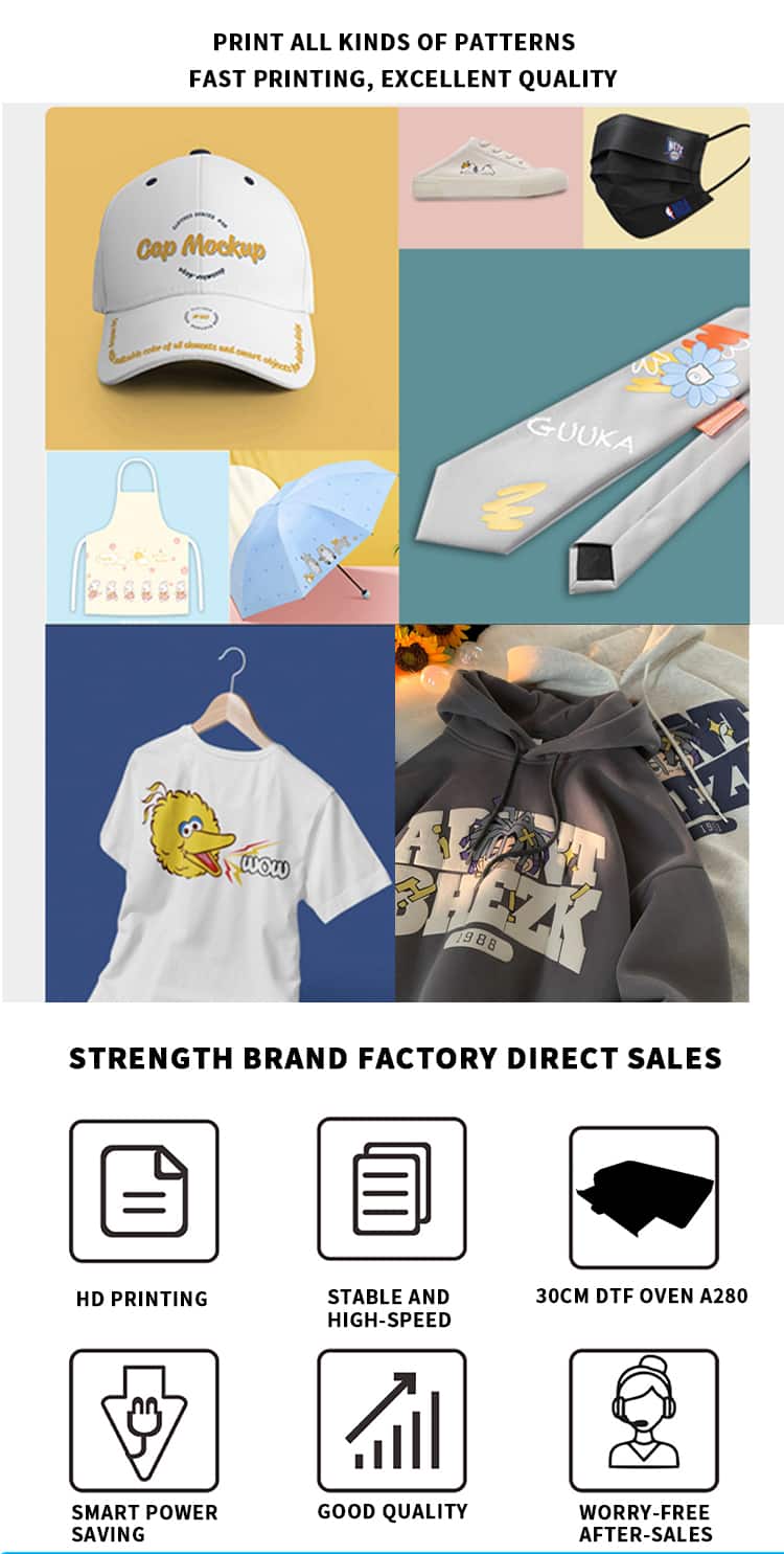 Aplicación del horno A3 dtf