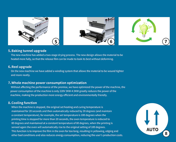 Detalle de la máquina agitadora dtf